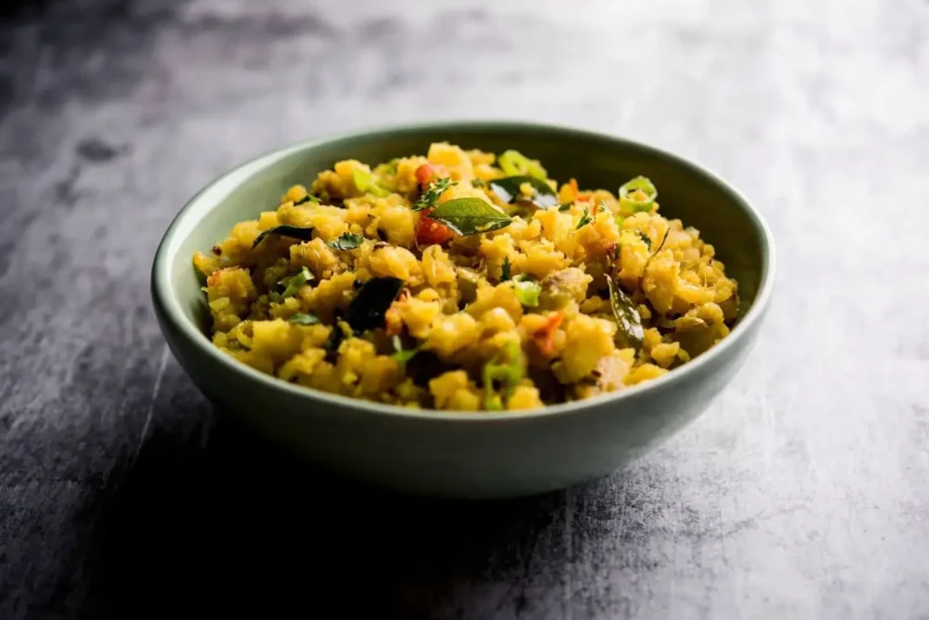 indian aloo bharta mashed potatoes with mustard and onions