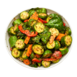 lebanese cucumber Salad in white bowl